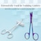 A2Z Scilab Stitch Suture Scissors 4.5 One Hook Blade Stainless Steel, Multi Titanium Color A2Z-ZR868 - alternate 7
